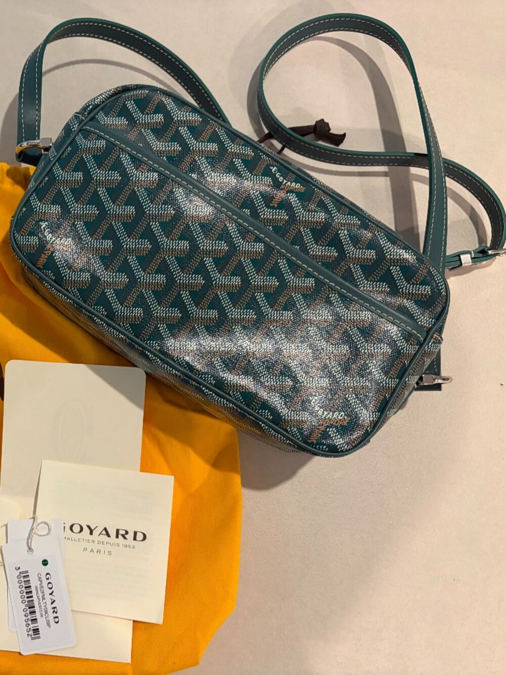 Goyard Cap-Vert PM Green Crossbody Bag